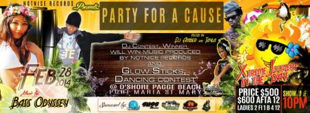 notnice party for a cause flyer